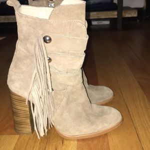 Zara fringe boots